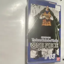 Bandai One Piece Card Game Starter Deck Seven Warlords ST-03 English Crocodile - Image 1