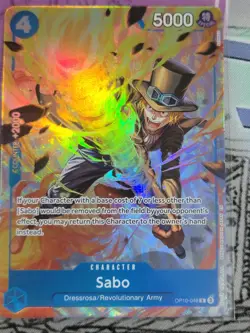 One Piece TCG Sabo OP10-049 Best Selection Vol. 4 Alt Art - Image 1