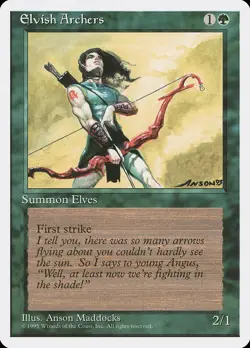 1x Elvish Archers - LP/MP - 4th Edition - SPARROW MAGIC mtg - Image 1