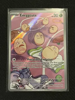 Pokemon Exeggcute TCG Illustration Rare Card Surging Sparks 192/191 NM Condition - Image 1