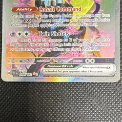 Pokemon Iron Crown ex 206/162 SV05 Temporal Forces Illustration Rare Holo 220HP - Image 2