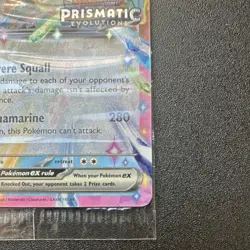 Pokemon Vaporeon ex 023/131 Prismatic Evolutions Promo Holo 280 HP Aquamarine - Image 4
