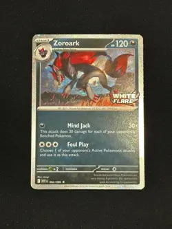 Pokemon Zoroark (White Flare Stamped) 062/086 Holo - Image 1