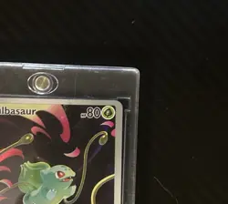 Pokemon Bulbasaur Me01: Mega Evolution 133/132 Illustration Rare Full Art Holo - Image 3