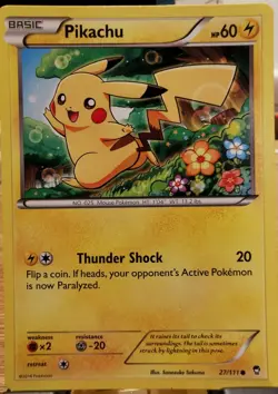 Pokemon TCG Pikachu Furious Fists 27/111 Regular Common - Image 1