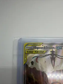 Pokemon TCG Espeon & Deoxys GX SM240 Black Star Promo Holo - NM - Image 5