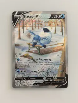 POKEMON SWSD 2021 EVOLVING SKIES 175/203 GLACEON V mint - Image 1