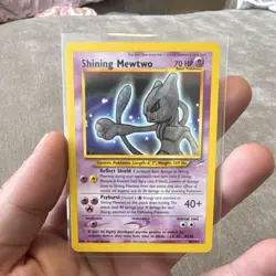 Pokemon TCG Shining Mewtwo 109/105 Neo Destiny Holo Secret Rare Unlimited - Image 1