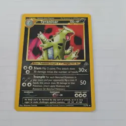 Tyranitar 12/75 Neo Discovery 1st Edition Holo Rare 100 HP Stage 2 Pokemon Card - Image 1
