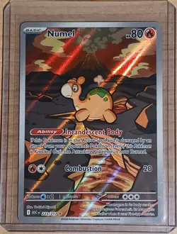 Pokemon ME: Ascended Heroes Numel 223/217 Illustration Rare IR NM - Image 1