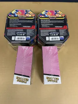 Pokemon ME Ascended Heroes 2X Booster Bundle Boxes + 2X Mega Charizard Tins Seal - Image 2