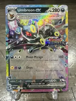 POKEMON SEALED UMBREON EX 060/131 PRISMATIC SURPRISE BOX STAMPED PROMO - Image 1