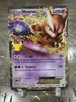 Mewtwo EX Pokemon Celebrations Collection 54/99 Holo Full Art - Image 1