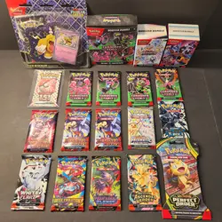 16x New Pokemon Booster Pack Sampler Lot Scarlet & Violet to Mega Era 151 Fates - Image 1