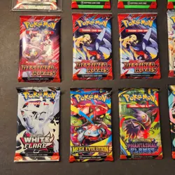 16x New Pokemon Booster Pack Sampler Lot Scarlet & Violet to Mega Era 151 Fates - Image 3
