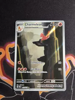 Pokemon Charmeleon 169/165 Scarlet & Violet 151 Illustration Rare Holo 2023 - Image 1