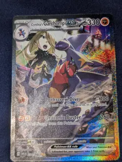 Pokemon Destined Rivals Cynthia's Garchomp ex 232/182 Special Illustration Rare - Image 2