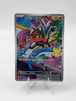 Pokemon Litten 044 Me: Mega Evolution Promo Holo - Image 1