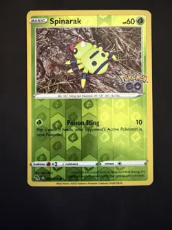 The Pokemon Company Spinarak Peelable Ditto Pokemon GO 006/078 Reverse Holo - Image 3