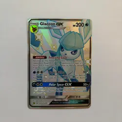 Pokemon TCG Glaceon GX Hidden Fates Shiny Vault SV55/SV94 Holo Ultra Rare - Image 1
