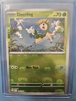 Pokemon Deerling 006/086 Sv: White Flare Holo Master Ball Basic 70HP English - Image 1