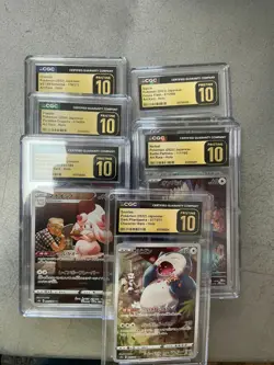 Lot of (8) Pokemon w/ Snorlax CGC 10 PRISTINE - Image 1