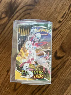 Pokemon TCG Sword and Shield Evolving Skies Booster SEALED - Image 2
