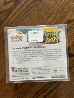 Pokemon TCG Sword and Shield Evolving Skies Booster SEALED - Image 3