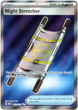 Night Stretcher - Ultra Rare 173/132 - Mega Evolution - Pokemon NM/M - Image 1
