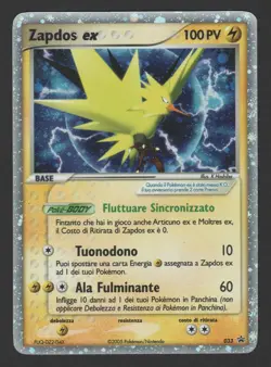 Zapdos ex Nintendo Black Star Promos 033 ITA - Carta Pokemon Promo - Image 1