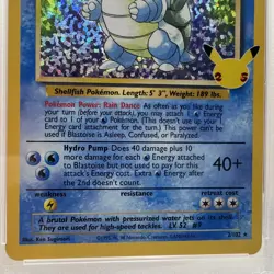2021 POKEMON CELEBRATIONS CLASSIC COLLECTION #2 BLASTOISE-HOLO - PSA 10 GEM MINT - Image 3