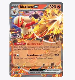 Pokemon Blaziken EX-SV09 Journey Together (JTG) NM/Mint Condition - Image 1