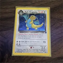 Pokemon Dark Dragonite EX Team Rocket Returns 015/109 Holo Rare HP 120 - Image 1