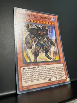 Yu-Gi-Oh! YuGiOh Exodius the Ultimate Forbidden Lord Super Rare 2010 - Image 2