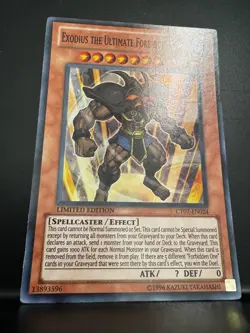 Yu-Gi-Oh! YuGiOh Exodius the Ultimate Forbidden Lord Super Rare 2010 - Image 3