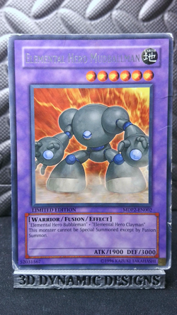 | Yugioh Elemental Hero Mudballman MDP2-EN002 Rare Mcdonalds Promo HP 🔥 | - Image 1