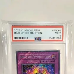 Yu-Gi-Oh! Ring of Destruction Retro Pack 2 RP02-EN066 Secret Rare PSA 9 - Image 2