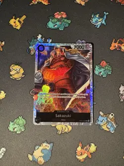 One Piece TCG - Sakazuki OP02-099 Holo Super Rare Premium Booster - (NM) - Image 1