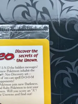 Pokemon TCG Entei Black Star Promo 34 Reverse Holo WOTC Pokemon Card - SEALED - Image 3