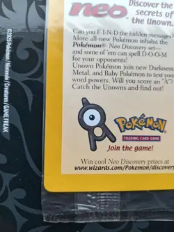 Pokemon TCG Entei Black Star Promo 34 Reverse Holo WOTC Pokemon Card - SEALED - Image 5