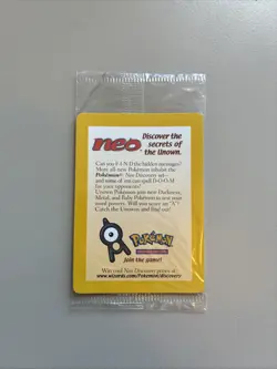 Pokemon TCG - Sealed Entei Black Star Promo 34 Reverse Holo Card WOTC - Image 1