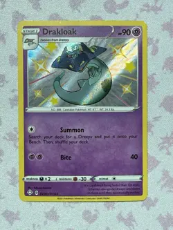 Pokemon TCG Drakloak Shiny Holo Card SV061/SV122 Shining Fates - Image 1