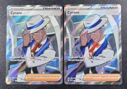 Pokemon 2x Cyrano Ultra Rare Full Art Holo 230/191 Surging Sparks ~ 2 Cards - Image 1