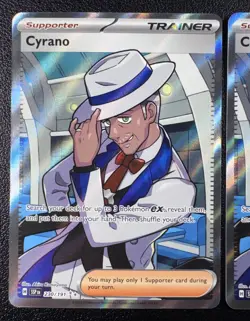 Pokemon 2x Cyrano Ultra Rare Full Art Holo 230/191 Surging Sparks ~ 2 Cards - Image 2