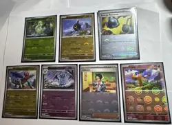 Pokemon White Flare Pokeball Holo Lot Of 7 - - Pokeballs Cards - Image 1