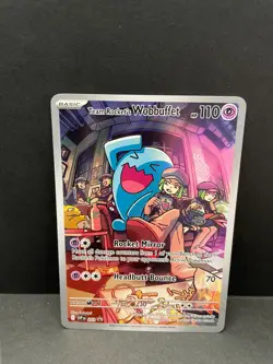 Team Rocket's Wobbuffet 203 Sv: Scarlet & Violet Promo Cards Holo O525 - Image 1