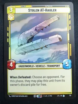 Stolen AT-Hauler 719 Foil - Star Wars Unlimited Card #4H5 - Image 1