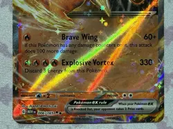 Pokemon TCG Charizard EX 151 Ultra Rare Scarlet & Violet Card 006/165 Holo NM - Image 2