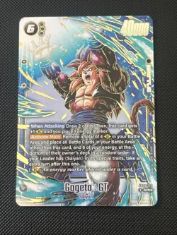 Gogeta : GT FB09-123 Alternate Art Dual Evolution Dragon Ball Card English - Image 1