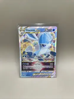 Pokemon TCG Glaceon VSTAR SWSH Black Star Promos Holo Card SWSH197 - Image 1